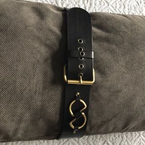 Leather belt